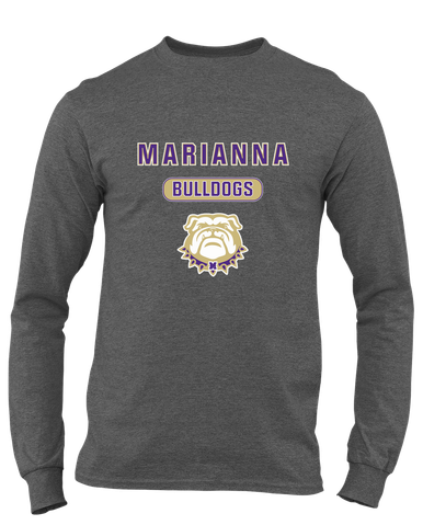 Marianna Bulldogs Mascot #3 Men's Premium LS T-Shirt