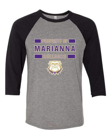 Marianna Bulldogs Property Of Men's Baseball T-Shirt