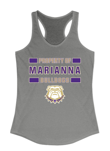 Marianna Bulldogs Property Of Women's Tank Top
