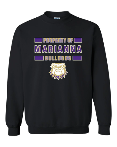 Marianna Bulldogs Property Of Men's Sweatshirt