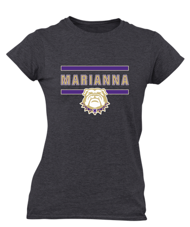 Marianna Bulldogs Mascot #4 Women's Premium SS T-Shirt