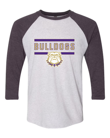 Marianna Bulldogs Mascot #5 Women's Baseball T-Shirt