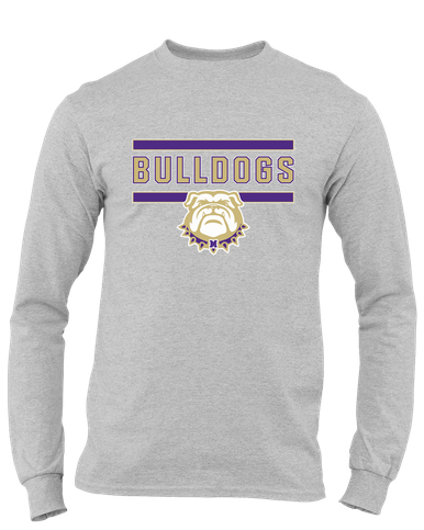 Marianna Bulldogs Mascot #5 Men's LS T-Shirt