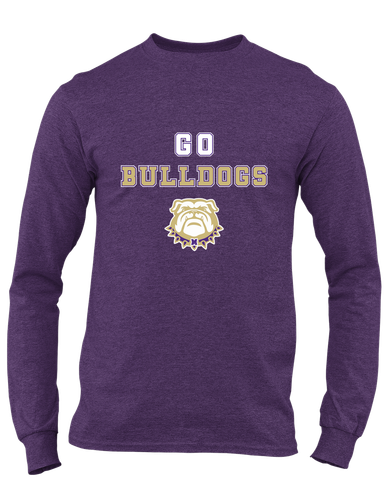 Marianna Bulldogs Go Team Men's LS T-Shirt