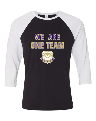 Marianna Bulldogs We Are One Team Men's Baseball T-Shirt