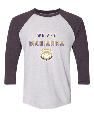 Marianna Bulldogs We Are Men's Baseball T-Shirt