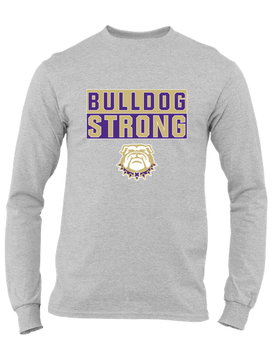 Marianna Bulldogs Strong #1 Men's LS T-Shirt