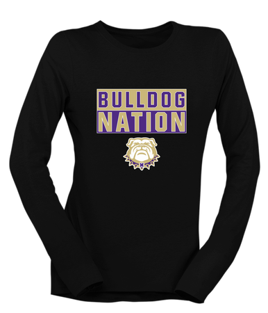 Marianna Bulldogs Nation #1 Women's Premium LS T-Shirt