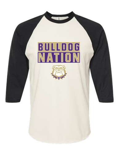 Marianna Bulldogs Nation #1 Men's Baseball T-Shirt