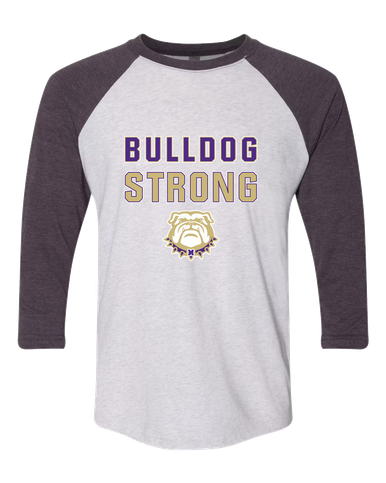 Marianna Bulldogs Strong #2 Women's Baseball T-Shirt