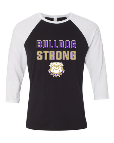 Marianna Bulldogs Strong #2 Men's Baseball T-Shirt