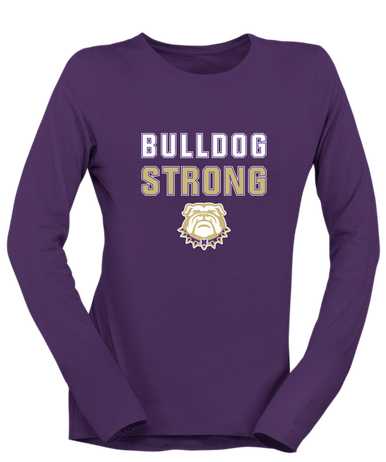 Marianna Bulldogs Strong #2 Women's LS T-Shirt