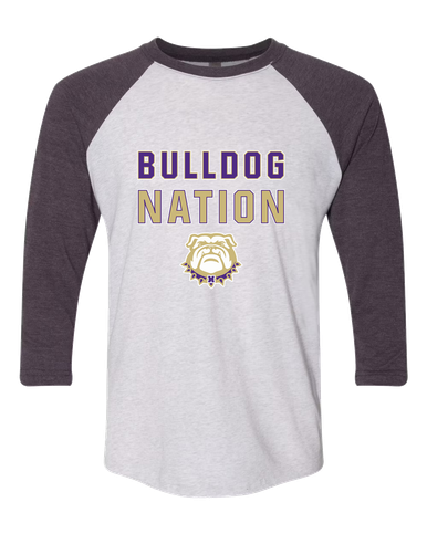 Marianna Bulldogs Nation #2 Men's Baseball T-Shirt