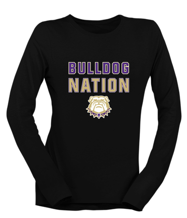 Marianna Bulldogs Nation #2 Women's LS T-Shirt