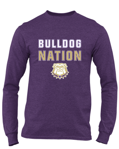 Marianna Bulldogs Nation #2 Men's LS T-Shirt