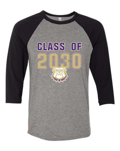 Marianna Bulldogs Class of 2030 Men's Baseball T-Shirt