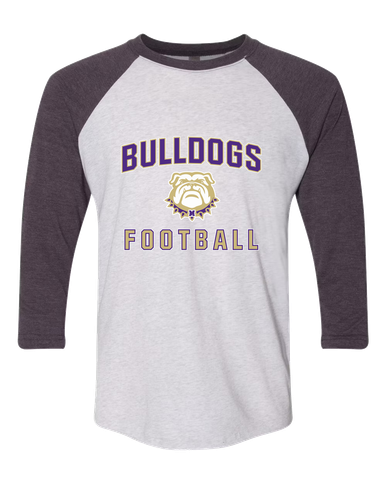 Marianna Bulldogs Football #1 Women's Baseball T-Shirt