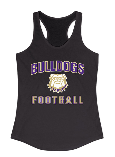 Marianna Bulldogs Football #1 Women's Tank Top