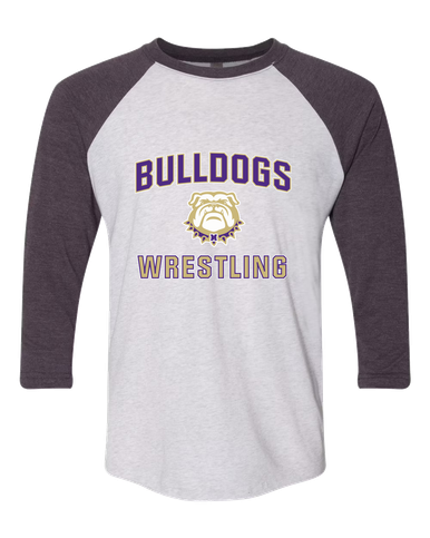 Marianna Bulldogs Wrestling Women's Baseball T-Shirt