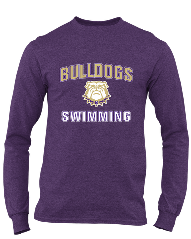 Marianna Bulldogs Swimming Men's LS T-Shirt