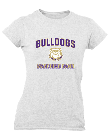 Marianna Bulldogs Marching Band Women's SS T-Shirt