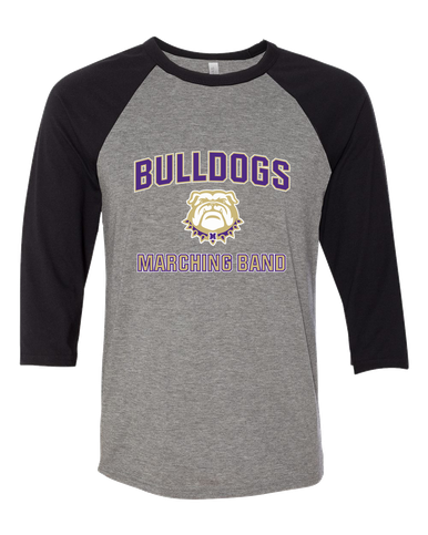 Marianna Bulldogs Marching Band Men's Baseball T-Shirt