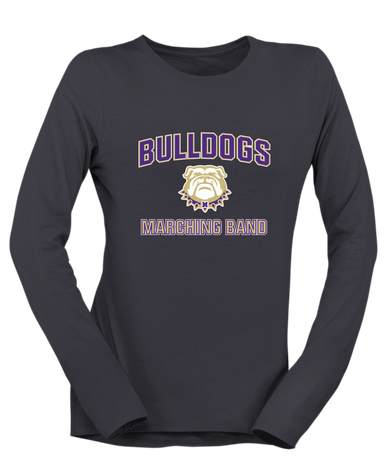 Marianna Bulldogs Marching Band Women's LS T-Shirt