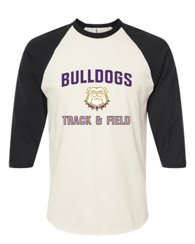 Marianna Bulldogs Track & Field Men's Baseball T-Shirt