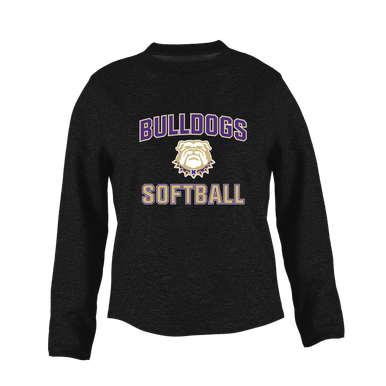 Marianna Bulldogs Softball #1 Women's Sweatshirt