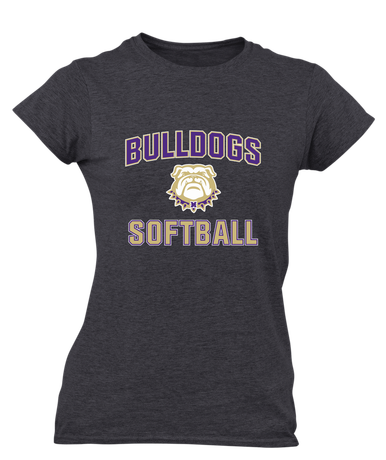 Marianna Bulldogs Softball #1 Women's SS T-Shirt