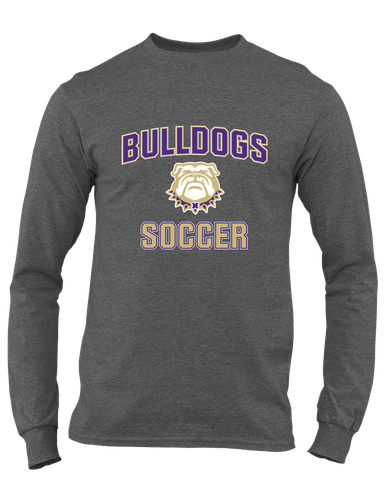 Marianna Bulldogs Soccer #1 Men's Premium LS T-Shirt