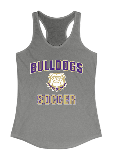 Marianna Bulldogs Soccer #1 Women's Tank Top