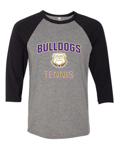Marianna Bulldogs Tennis Men's Baseball T-Shirt