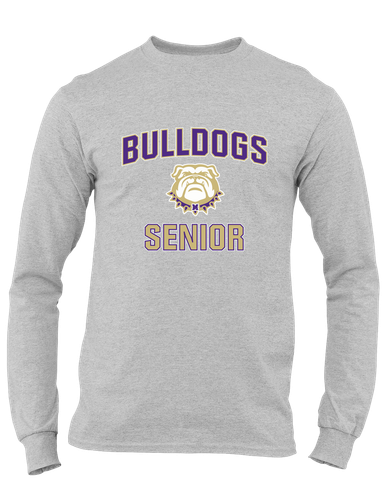 Marianna Bulldogs Senior #1 Men's LS T-Shirt
