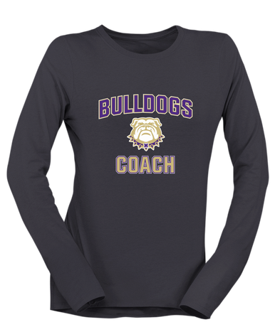 Marianna Bulldogs Coach Women's LS T-Shirt