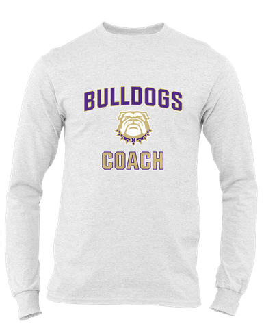 Marianna Bulldogs Coach Men's LS T-Shirt