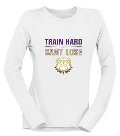 Marianna Bulldogs Train Hard, Can't Lose Women's Premium LS T-Shirt
