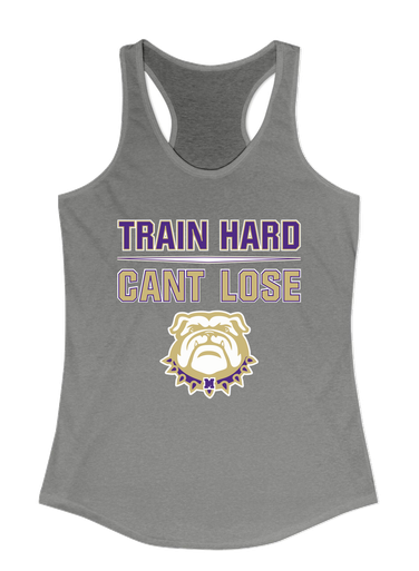 Marianna Bulldogs Train Hard, Can't Lose Women's Tank Top