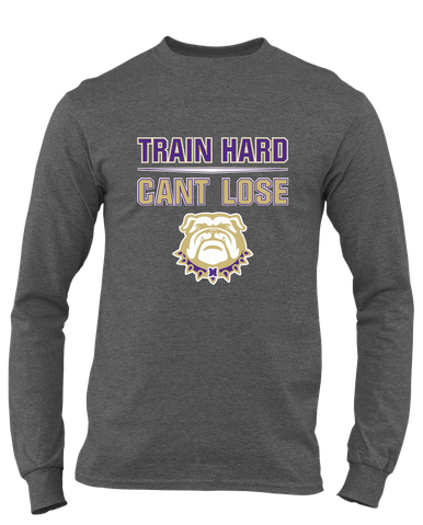 Marianna Bulldogs Train Hard, Can't Lose Men's LS T-Shirt