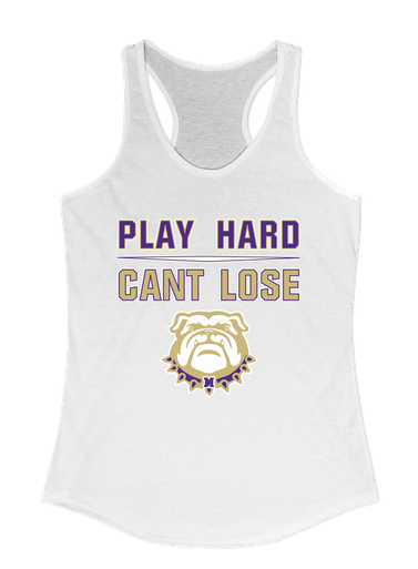 Marianna Bulldogs Play Hard, Can't Lose Women's Tank Top