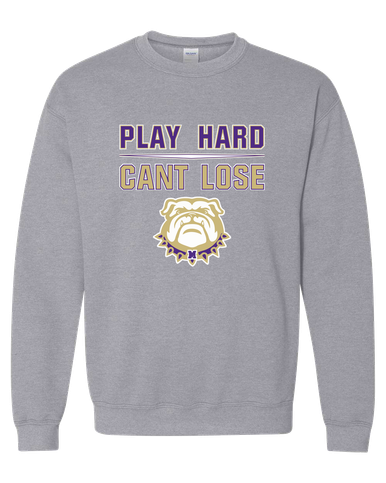 Marianna Bulldogs Play Hard, Can't Lose Men's Sweatshirt