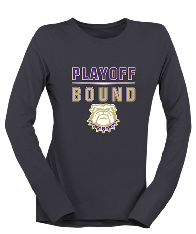 Marianna Bulldogs Playoff Bound Women's LS T-Shirt