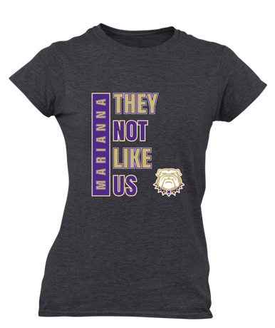 Marianna Bulldogs They Not Like Us #1 Women's Premium SS T-Shirt
