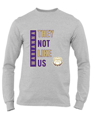 Marianna Bulldogs They Not Like Us #1 Men's Premium LS T-Shirt