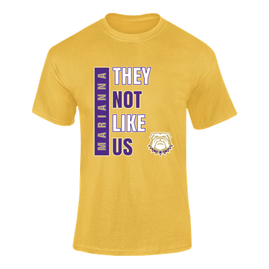 Marianna Bulldogs They Not Like Us #1 Men's SS T-Shirt