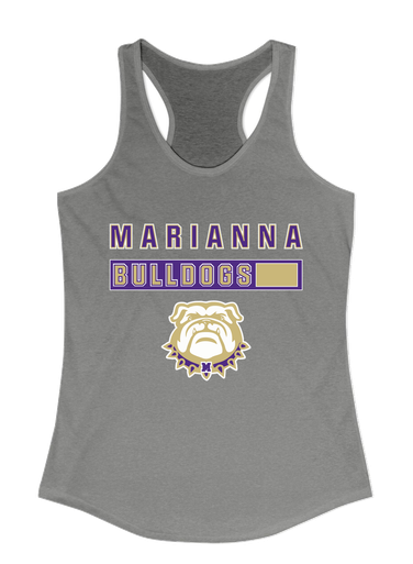 Marianna Bulldogs Mascot #7 Women's Tank Top