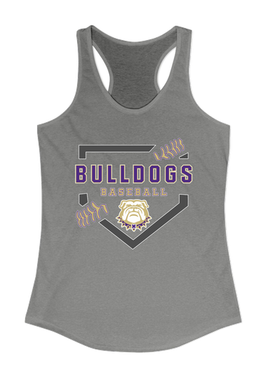 Marianna Bulldogs Baseball #2 Women's Tank Top