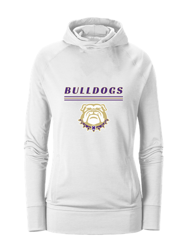 Marianna Bulldogs Mascot #8 Women's Hoodie