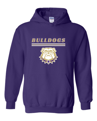 Marianna Bulldogs Mascot #8 Men's Hoodie