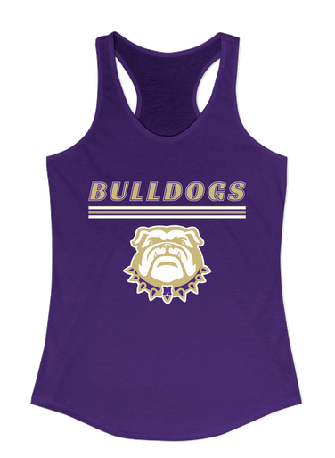 Marianna Bulldogs Mascot #8 Women's Tank Top